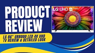 LG 86 Inch UR8000 Series LED 4K UHD Smart TV