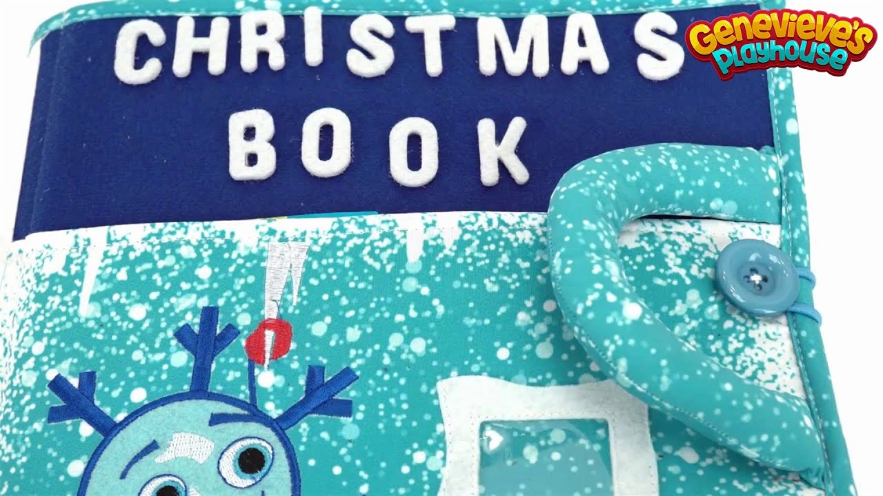 abcサービス Piqipi Christmas Book with Velcro Activities for Kids!