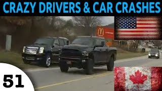 Car Accidents USA and CANADA. Bad Drivers. Episode 51 Crazy Drivers &amp; Car Crash Compilation