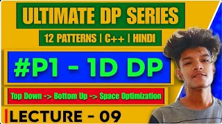 L9 - 1D DP | Geek Jump | Intuition Building | Recursion | Memoization | Tabulation screenshot 3