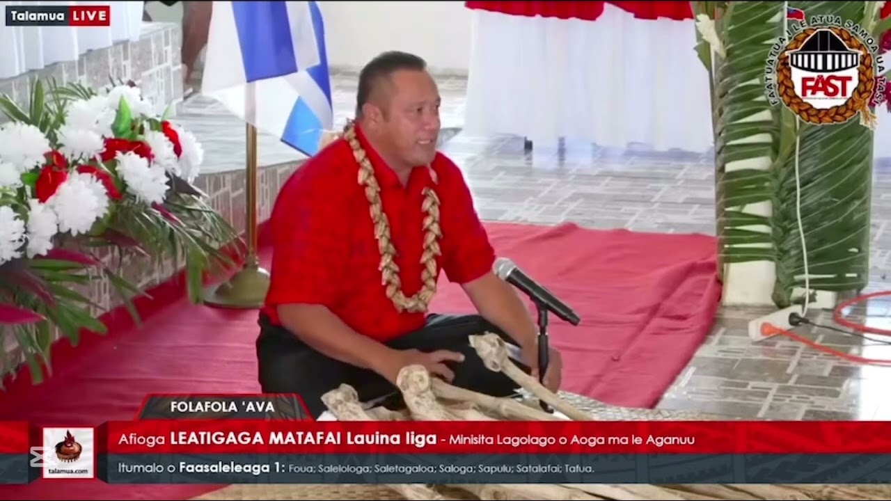 Folafolaava auā le feiloaiga ale malo male itumalo Safata1.