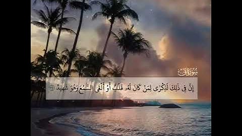 سورة ق بصوت القارئ ناصر بن يعقوب الذوادي