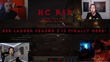 D2R CLIPS S3E01 - LADDER SEASON 2 START! FIRST GOOD DROPS, HC DEATHS & FUNNY CLIPS