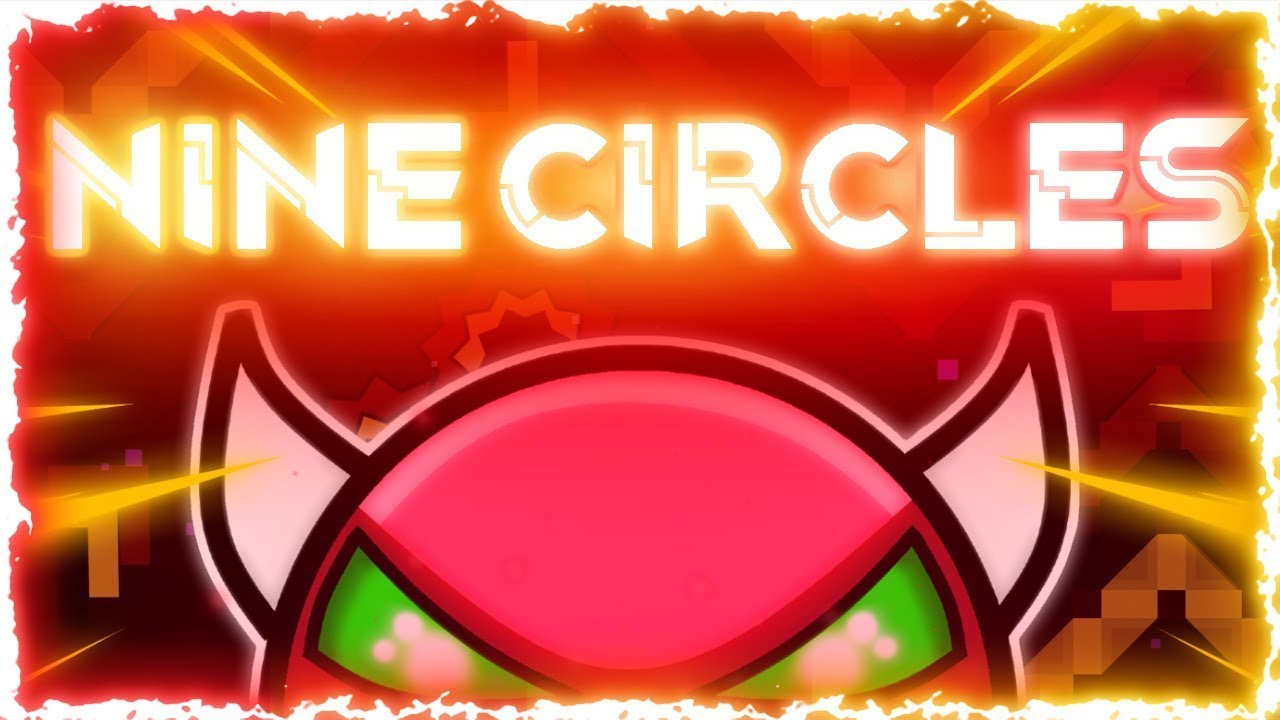 Nine circles. Nine circles gd. Nine circles. геометрии даш nine circles. найн серклс геометрии даш.