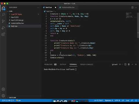 Lua OOP