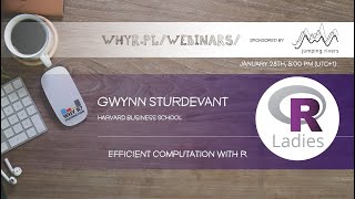 Why R Webinar 031 - Gwynn Sturdevant - Efficient computation with R