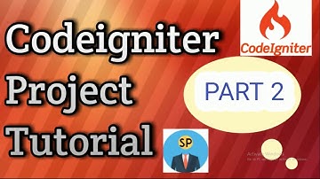 Codeigniter Tutorial for beginners part 2