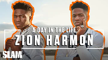 Zion Harmon's got the UNICORNS IN THE BACK 🤠 | SLAM Day in the Life