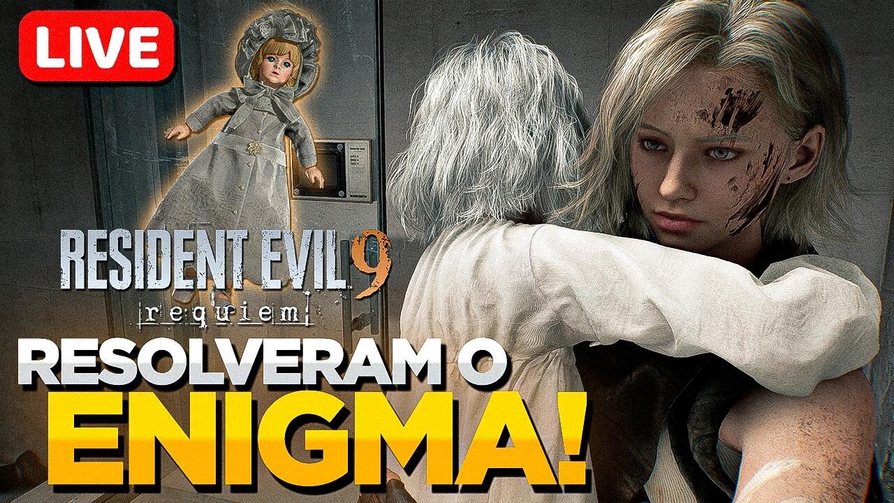 RESOLVERAM O ENIGMA FINAL em RESIDENT EVIL 9 REQUIEM! Vamos resolver AO VIVO