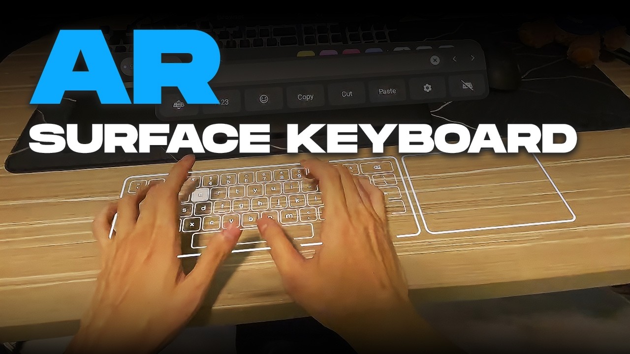 How to use AR Surface Keyboard on Quest - YouTube