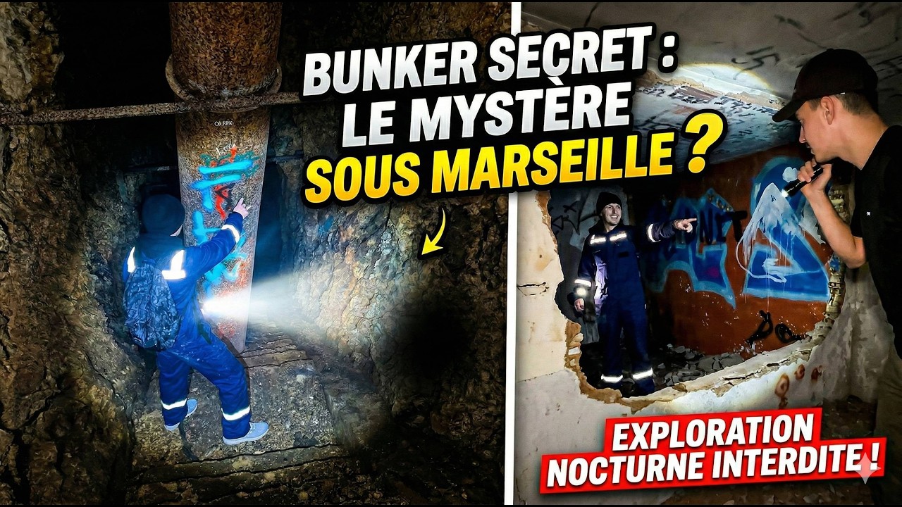 Un BUNKER  de 1943 sous les COLLINES MARSEILLAISES 😨( Urbex )