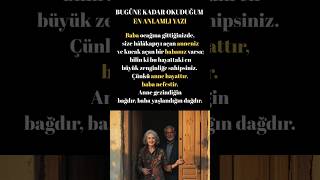 Anne Baba...ındalık