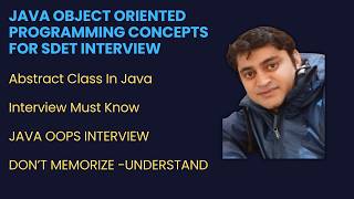 Java OOPs for SDET Interviews #12 :Abstract Class In Java