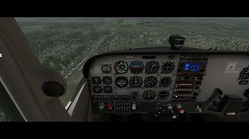 X-Plane 11 RNAV GPS RWY18 Approach to KMBT