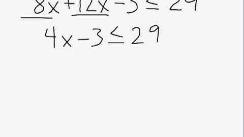Inequalities - Solving For Unknown Variable