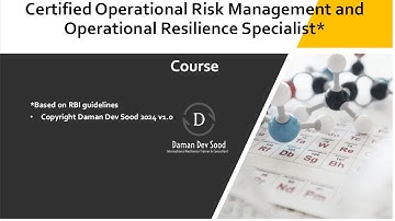Master Operational Risk Management & Operational Resilience through Expert Guidance