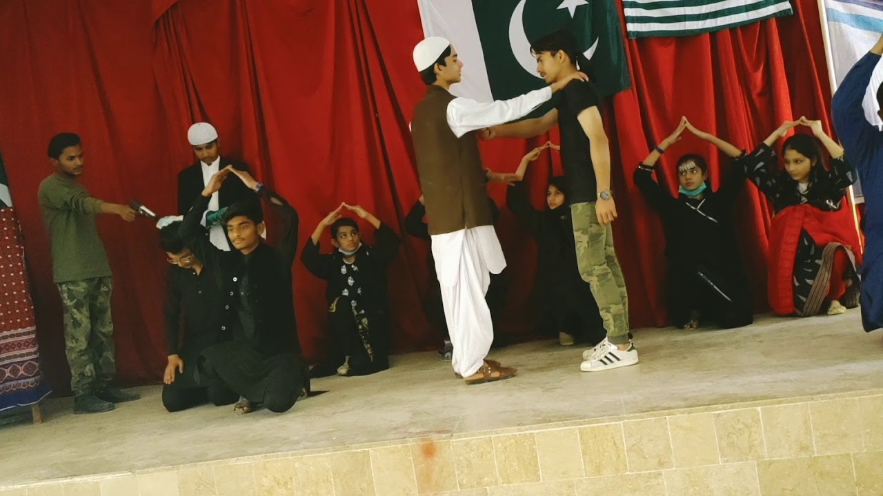 India ja ja Kashmir se nikal ja tablo performance in Modern high school Sukkur_