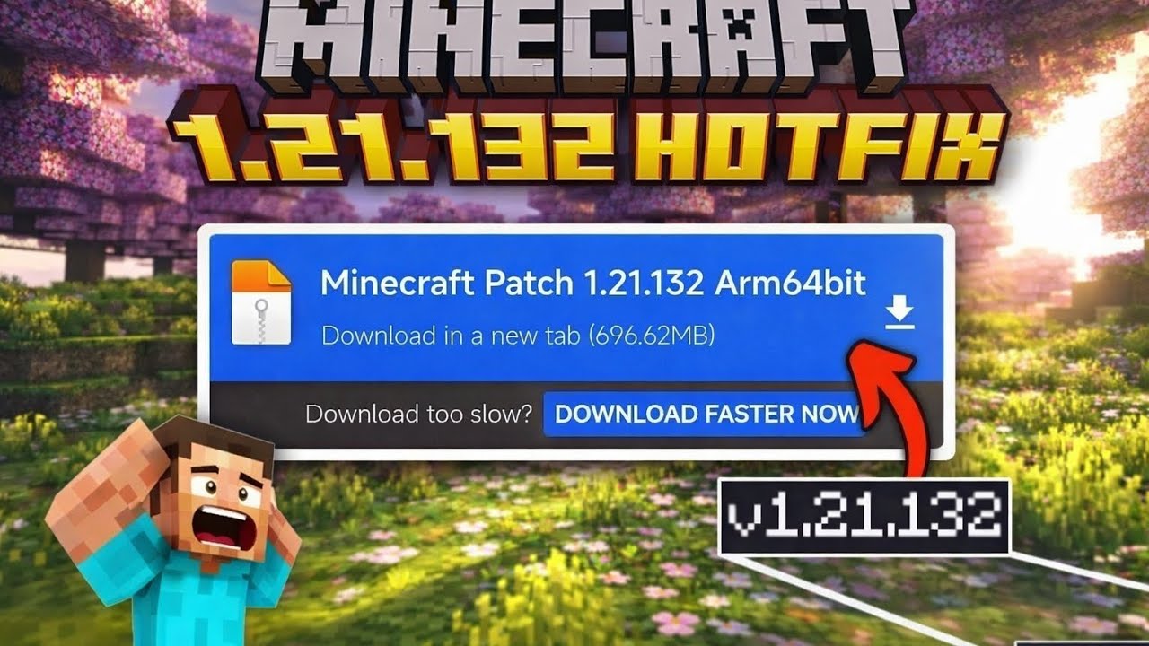 Minecraft 1.21.132 Patched Apk Mediafire | Minecraft 1.21.132 Download Review ! Update Review 