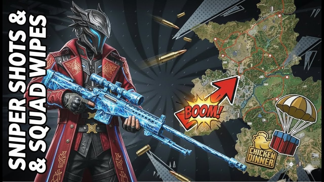 No Mercy Sniper 😈💥 | Clean Headshots & Squad Wipes!