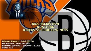 NBA Prediction: New York Knicks vs Brooklyn Nets