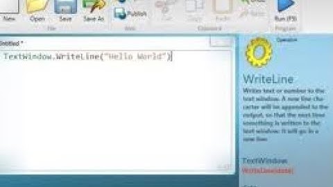 Small basic tutorial for beginners/easy way to use For.....end for loop.