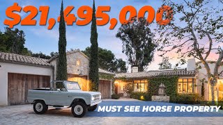 Inside 13233 Riviera Ranch Rd Horse Property 21,495,000 Directors Cut