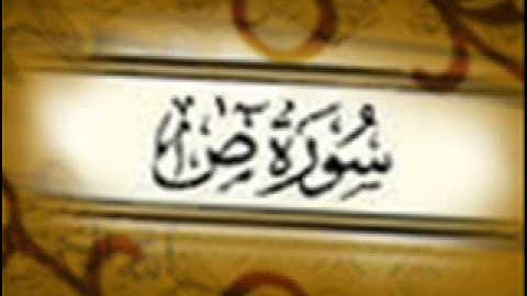 قراءة مؤثرة سورة ص للشيخ حسين السويفي