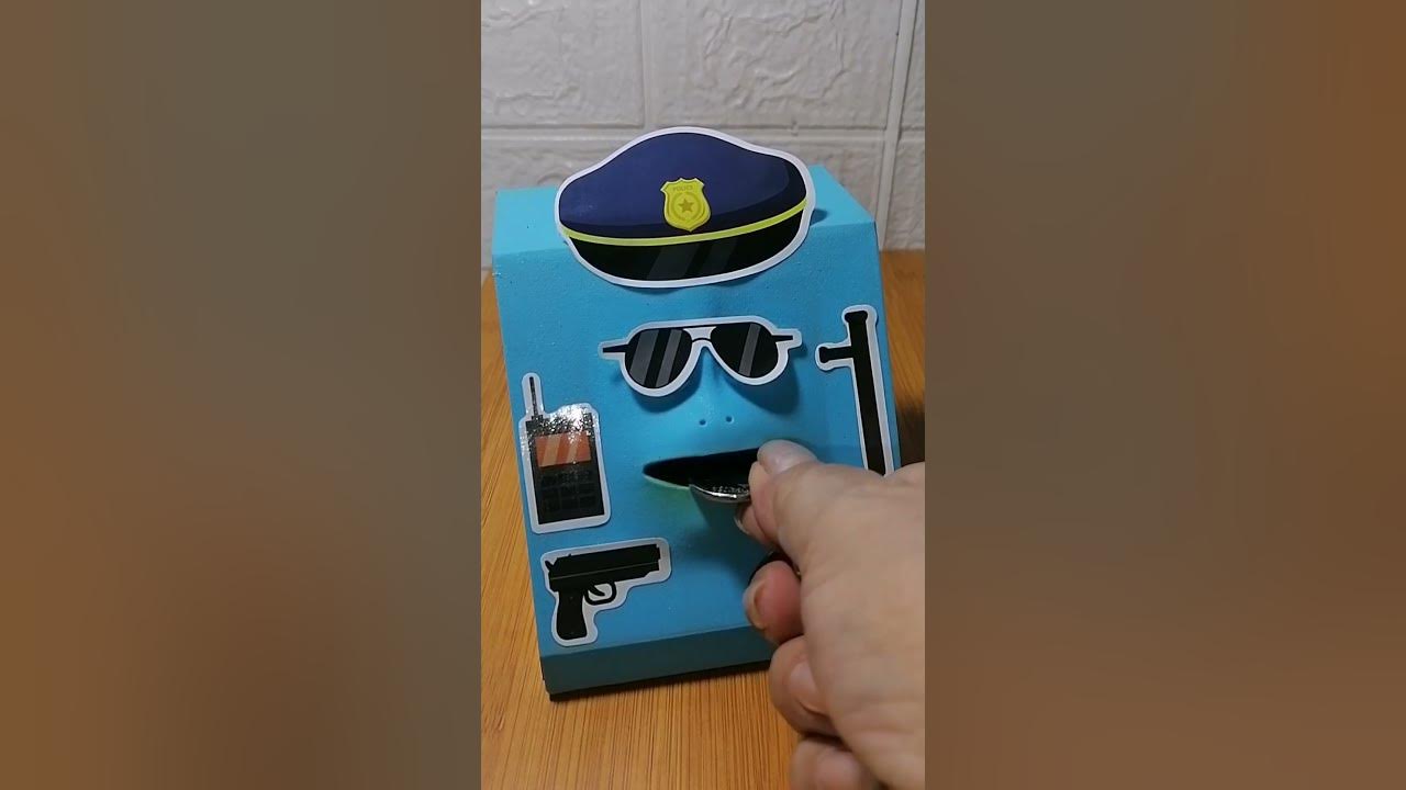 binge watch awesome policeman 7 coinbank coindrop policeman 