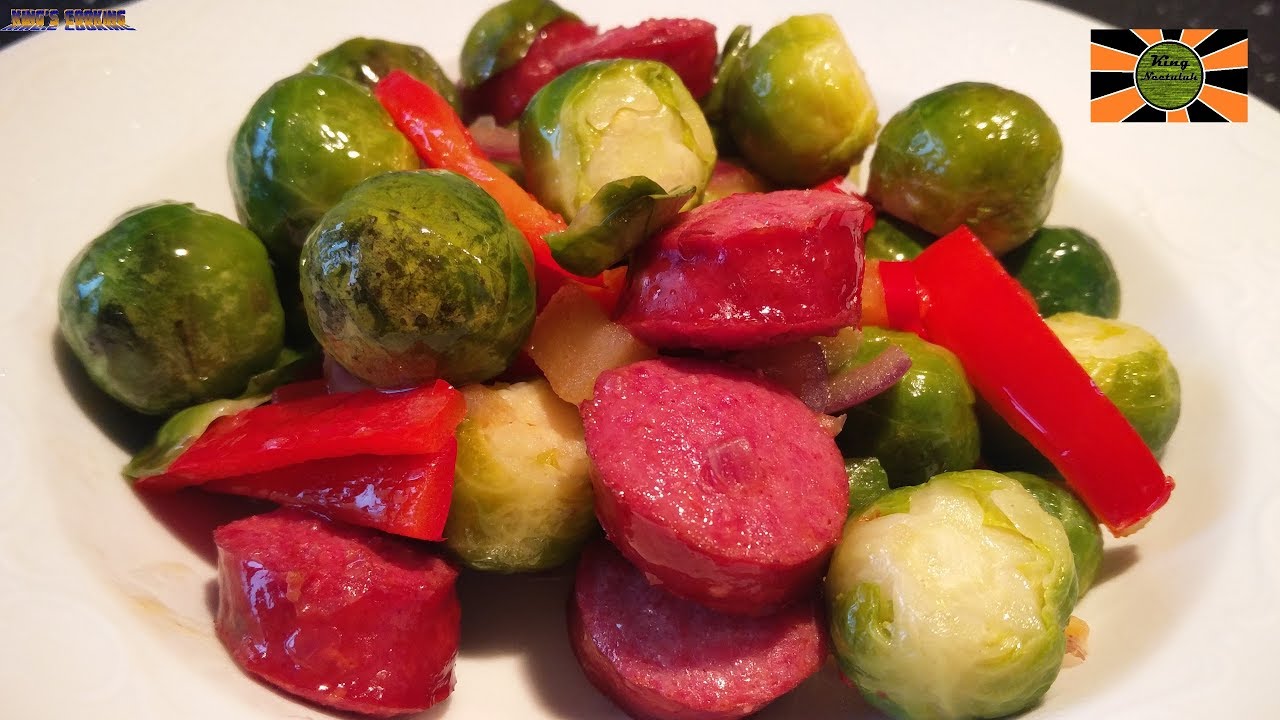 Brussel Sprouts with Smoked Sausage and Apple YouTube