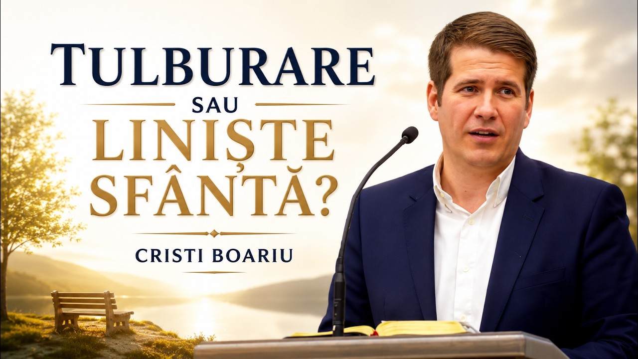 Cristi Boariu - Tulburare sau liniște sfântă? - predici pentru suflet