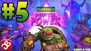 TMNT - Portal Power - FROST WORLD  - iOS/Android - Gameplay Video - Part 5 screenshot 3
