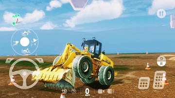 Heavy Machines Simulator - 3D Game of Truck and Caterpillar tractor driving - Android Gameplay