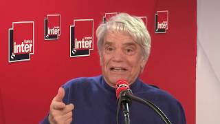 Bernard Tapie au micro de Léa Salamé