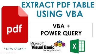 Extract PDF table to Excel using Power Query feature - VBA PDF Automation-10