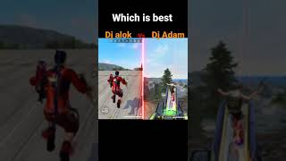 Dj Alok vs Dj Adam || kiski trick best h  ||freefire funny short video