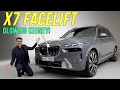 new BMW X7 facelift PREMIERE - how this top luxury SUV now literally shines 💡 2023 2022