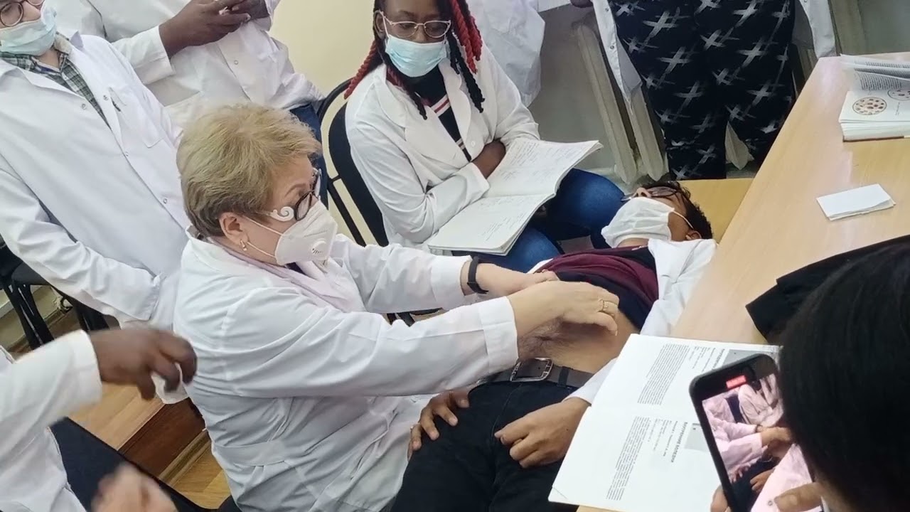 Inspection, percussion of abdominal cavity ||#ставрополь #internalmedicine #medicalstudents ||