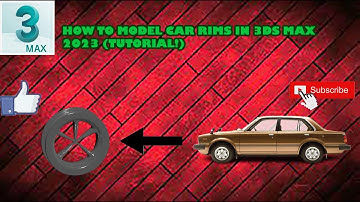 HOW TO MODEL CAR RIMS IN 3DS MAX 2023 (NO COMMENTARY)