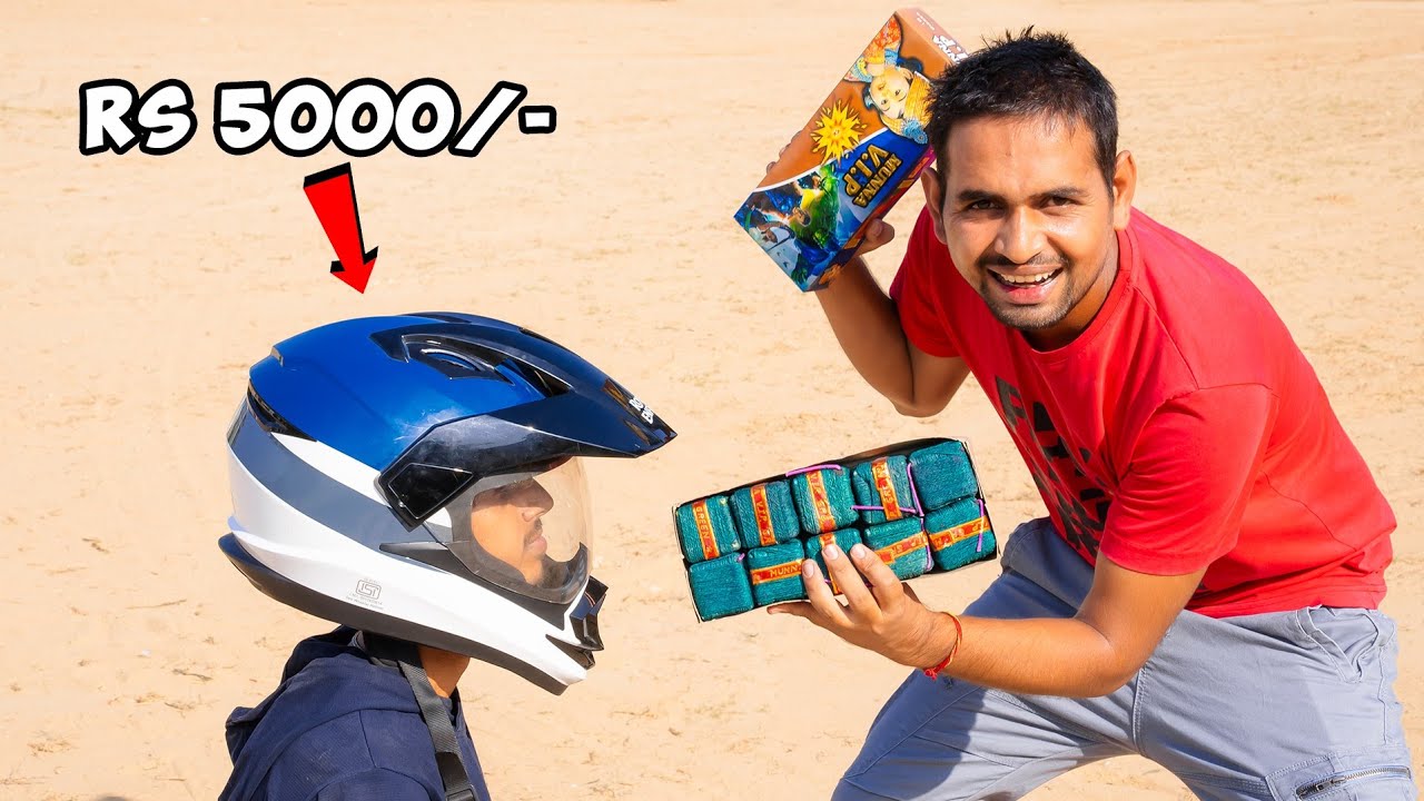 ₹5000 Helmet Vs Green Vip Sutli - Will It Survive ?