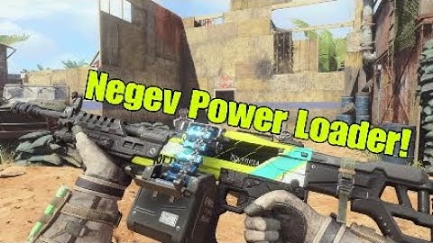 Call of Duty Black Ops 4 Paintshop | The Negev Power Loader!