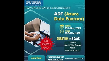 📢 Azure Data Factory (ADF) Online Training | Hands-on Live Project | Starts 13th March 2025 🚀