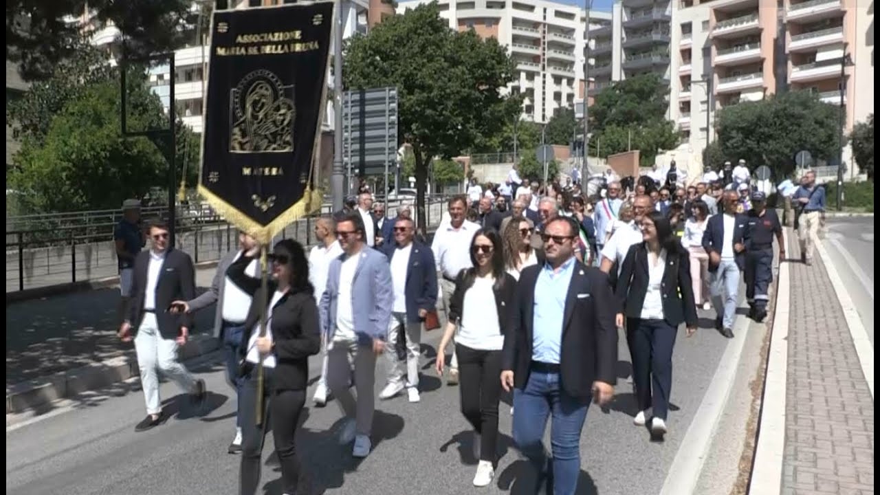 Matera celebra la Bruna: cortei, omaggi e fede nella vigilia della Festa
