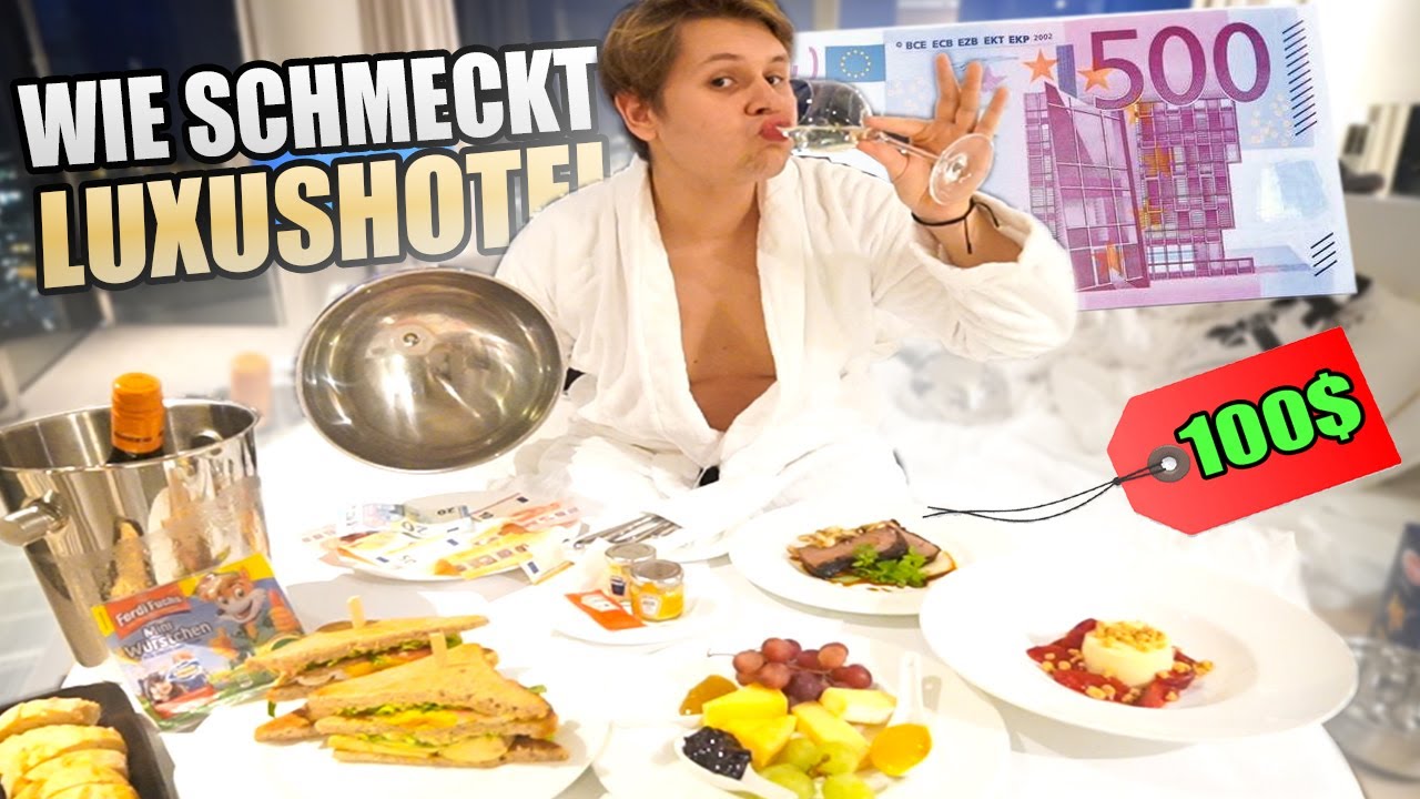 Wie SCHMECKT EIN LUXUSHOTEL?🤔🏨(SCHRECKLICH TEUER💰)