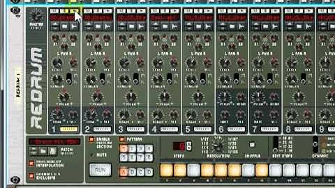 Reason 5 - Using Redrum to trigger Kong