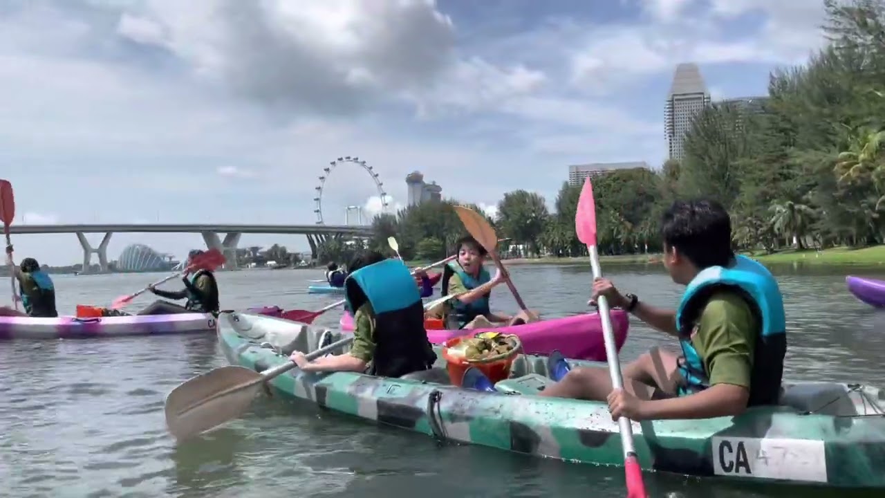 Hougang Primary School P6 Kayaking Programme
