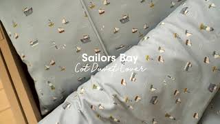 Little Dutch | Cot duvet cover - Sailors Bay Blue