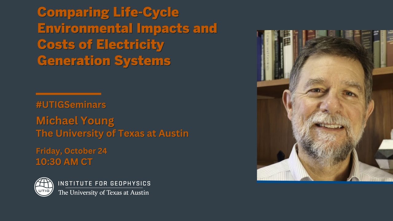UTIG Seminar Series: Michael Young, The University of Texas at Austin