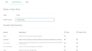 Setting Roles & Permissions