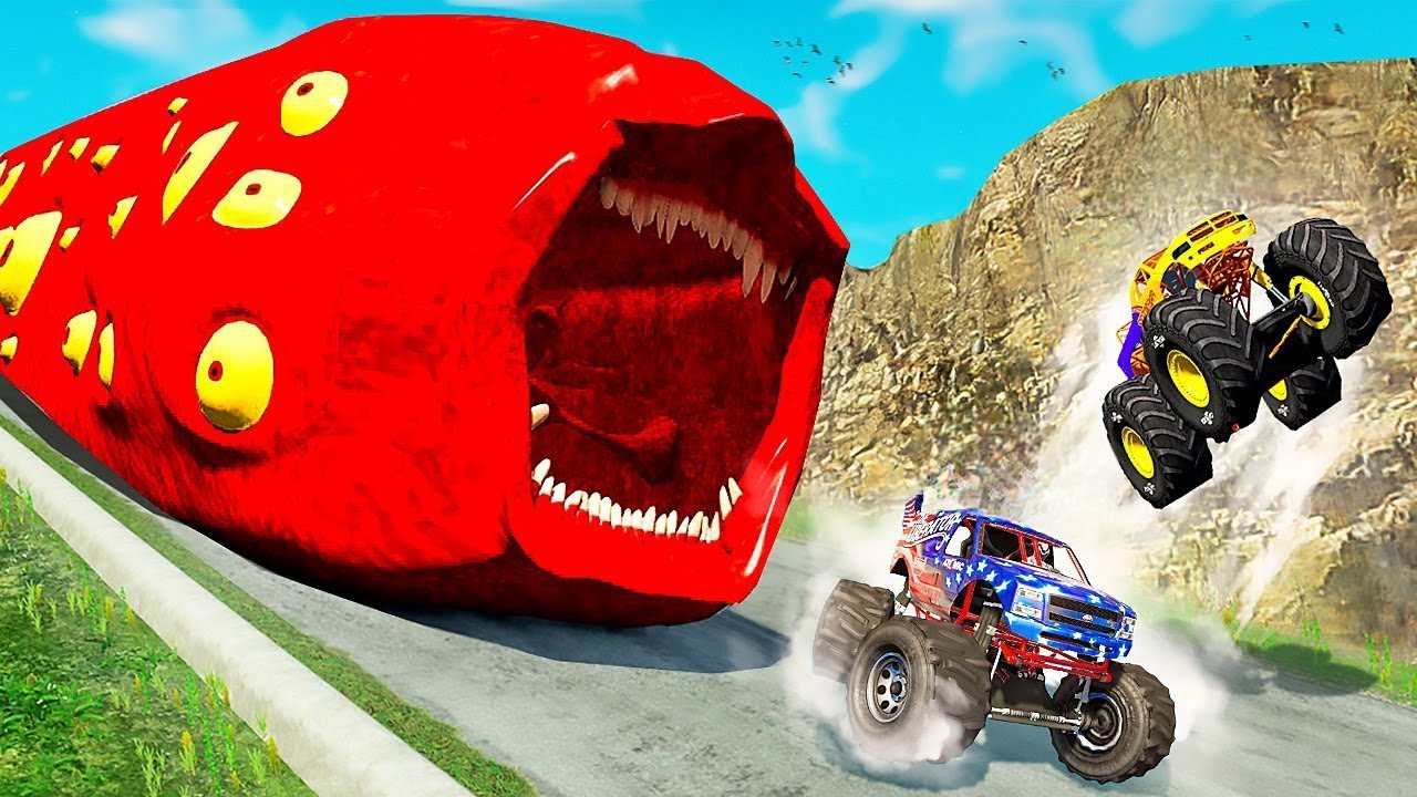 JEDAČ VLAKOVA NAS JURI NIZ PLANINU! *autima moramo stići na dno brda*