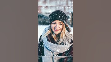 Creating a Magical Snow Effect in Photoshop ❄️ #PhotoshopMagic #SnowEffect